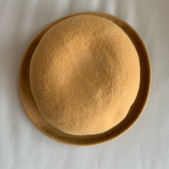 Italian-made Wool Felt Round Bowler Hat - Picture 3 of 8